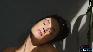 Preview 3 of Home Sel Girl - Gorgeous Canadian brunette Alexandra Belle striptease