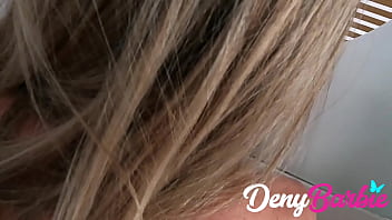 Preview 2 of Bhaby Daver Hd Sex Kitchen - Milf viajou com seu neg&atilde_o e ganhou gozo na boca logo quando chegaram no hotel! - www.denybarbie.com.br