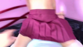 Preview 2 of Malaysia Hijab Abg - Todav&iacute_a no le salen bien los Pelitos,  pero ya quiere andar montando verga!! PUBERTA Estudiante es Follada Sin Piedad,  Video Casero Amateur