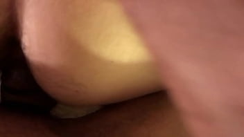 Preview 4 of Mother And Son Poke - Hairy creampie wife