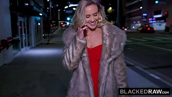 Preview 1 of Cumshot Vids 2018 In - BLACKEDRAW Gorgeous blonde takes huge BBC
