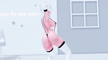 Preview 1 of Hindyxxxvideo - [MMD] HAKU Cream Suit [Chocolate Cream]