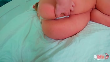 Preview 1 of Breast Oump - StepMom and Stepson share a bed - StepMom wakes up and gets cock in the ass with all the hot cum inside - POV,  MILF,  Family Sex, 