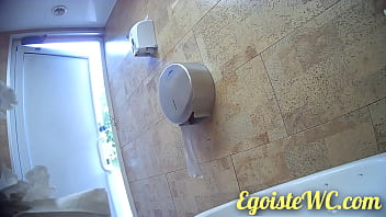 Preview 1 of Amant 56 - Young beauty showed her wet pussy in the toilet (EWC 166)