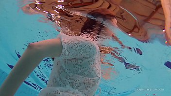 Preview 2 of Dahlia Sky Anal Pain - Katy Soroka hairy teen underwater