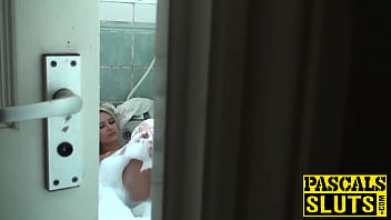 Preview 1 of Niurka De Hija Yessica - Busty babe Kaz pounded hard doggystyle gets jizz in mouth