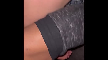 Preview 2 of Big Tits No Ass - Blue hair brunette bangs bbc