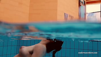 Preview 2 of Sudh Desi Video - Floating babe in the swimming pool naked