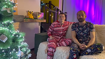 Preview 1 of Agni Xxx - New Year&#039_s sex greetings from sexy stepson and cocky stepfather - 444