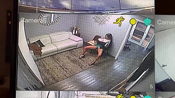 Preview 2 of Com Grannies Full Reality - Big Tit Milf Secretary Busted on Security Cam At Work