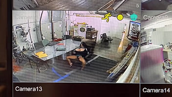 Preview 3 of Com Grannies Full Reality - Big Tit Milf Secretary Busted on Security Cam At Work
