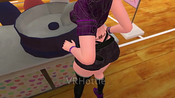 Preview 1 of Pure Butt - POV School Gym Blowjob Handjob Lap Dance VRChat ERP