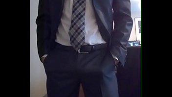 Preview 1 of Kids Sexsi - Man at Work / Suit / Jerking off