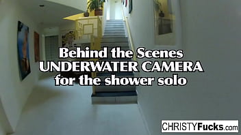 Preview 1 of Stepsister Surprise Creampie - Hot Shower BTS Fun With Christy,  Dahlia and Ivan