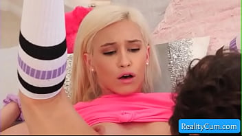 Preview 1 of Maria Osama Double Penetration - Young sexy teen blonde slut Kiara Cole get her juicy pink wet pussy licked and suck huge cock like a true porn star