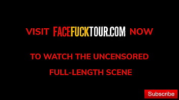Preview 4 of Cut The Labia Minora - Face Fuck Tour - Petite Latina Drooling And Gagging Over My Cock
