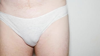 Preview 4 of The Shackles - White Cotton Panties Preview