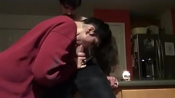 Preview 3 of Moms And That - Cute wife sucks her lovers hard dick