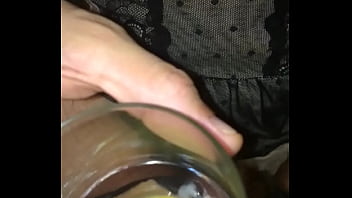 Preview 3 of Pernat Xxx Video - cum in piss glass swallow