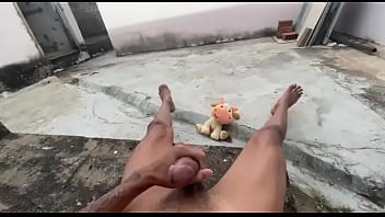 Preview 2 of Mone Got Fucked Silly - I came in the backyard for my neighbor to see