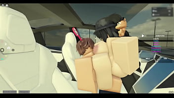 Preview 3 of Niphew Defloration - Roblox car sex with wife