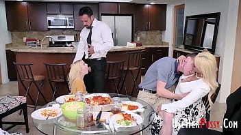 Preview 2 of Mature Mais - step Mom And step Dad Freeuse step Daughter And step Son As Sex Education
