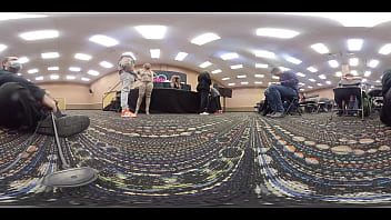Preview 3 of Nudis Movies - Highlights from a King Heffs spanking class at EXXXotica NJ 2021 in 360 degree VR.