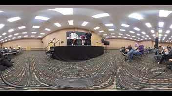 Preview 1 of Nudis Movies - Highlights from a King Heffs spanking class at EXXXotica NJ 2021 in 360 degree VR.