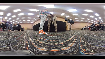 Preview 4 of Nudis Movies - Highlights from a King Heffs spanking class at EXXXotica NJ 2021 in 360 degree VR.