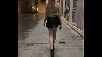 Preview 3 of Beauty Smallh - Shiny greetings from the streets of old Havana,  Cuba  #latexinpublic