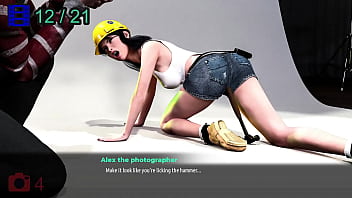Preview 4 of Rocco Siffredy Double - Fashion Business - Monica Model Photoshoot #1