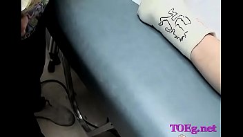 Preview 4 of Bear Anal Sex - Twink jerks off with feet