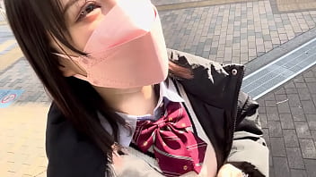 Preview 1 of The Girl Crying For Fuck - 求愛行動が激しいパイパンスレンダーJ●ホテインからのイチャラブ！制服姿のまま中出しドピュっ！一緒にお風呂からの全裸で騎乗位上下ピストンで悶絶&amp_中出し