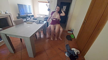Preview 4 of Resident Evil Ashley Graham Porn - Chubby White Dude Seduces And Fucks Latina Mom