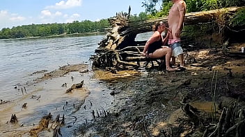 Preview 1 of Booty Clapping Nude Cam - Thick wife fucked in the mud on a nature walk - Becky Tailorxxx