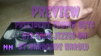 Preview 1 of Baby Tribute To Porn Stars - President Trump Gets His Face Jizzed On By Hardcore Harold (Preview)