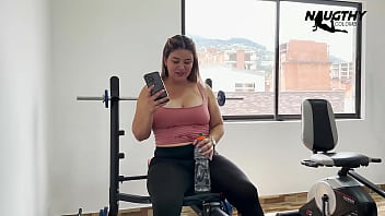 Preview 2 of Dad Rapes Family - He masturbates in the gym when he talks to his lover