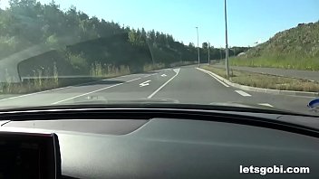 Preview 1 of Amanda Lean - Voyeur and BI Couple Roadside Fuck