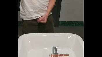 Preview 2 of Rap Is Moms - Jerking in the public bathroom
