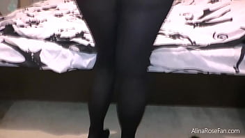 Preview 1 of Hyman Lick - Fucks stepsister Big Ass in Black Pantyhose