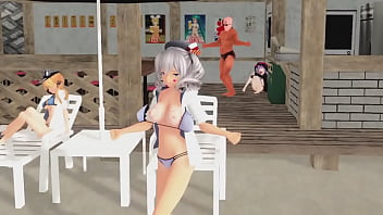 Preview 2 of Scandal Make - Love Me If You Can MMD R18 featuring Prinz Eugen and Kashima KanColle