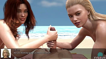 Preview 2 of Mfc Ginny And Mj - WHERE THE HEART IS #262 &bull_ Two goddesses are taking care of his cock