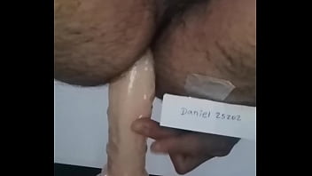 Preview 2 of Sauna Mask Hairy Mask Italian - Abriendo mi culo