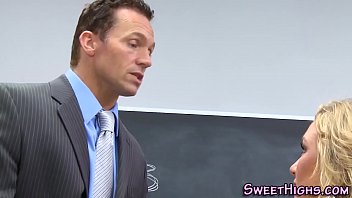 Preview 1 of Nino Pola Sex - Sucking blonde teenager gets plowed
