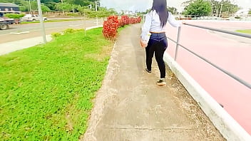 Preview 1 of Black Teen Oral - Sexo Por Dinero -  Le doy 100 Dolares a Una Muchacha De GRAN CULO en el Parque