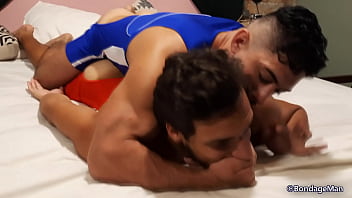 Preview 4 of Oldmen Gay Porn Videos - Bondage Hotel: Mike Bebecito and Samuel Decker bound and gagged fucking | PREVIEW