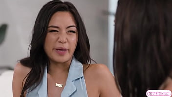 Preview 1 of Busty Javhd - Big tits latina pussy licking and facesitting milf neighbor