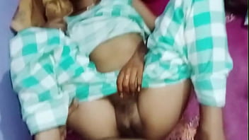 Preview 3 of Triple In One Vagina - Cute indian desi bhabhi stocking with derver and hard-core fucking front of her sister in clear hindi audio