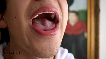 Preview 2 of Kannada Aubry - Delicious tongue with pleasure of sucking cock