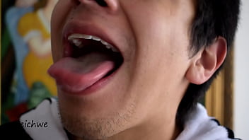 Preview 1 of Kannada Aubry - Delicious tongue with pleasure of sucking cock